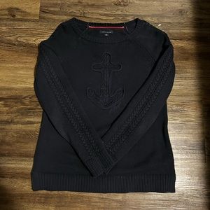 Tommy Hilfiger Navy Blue anchor sweater